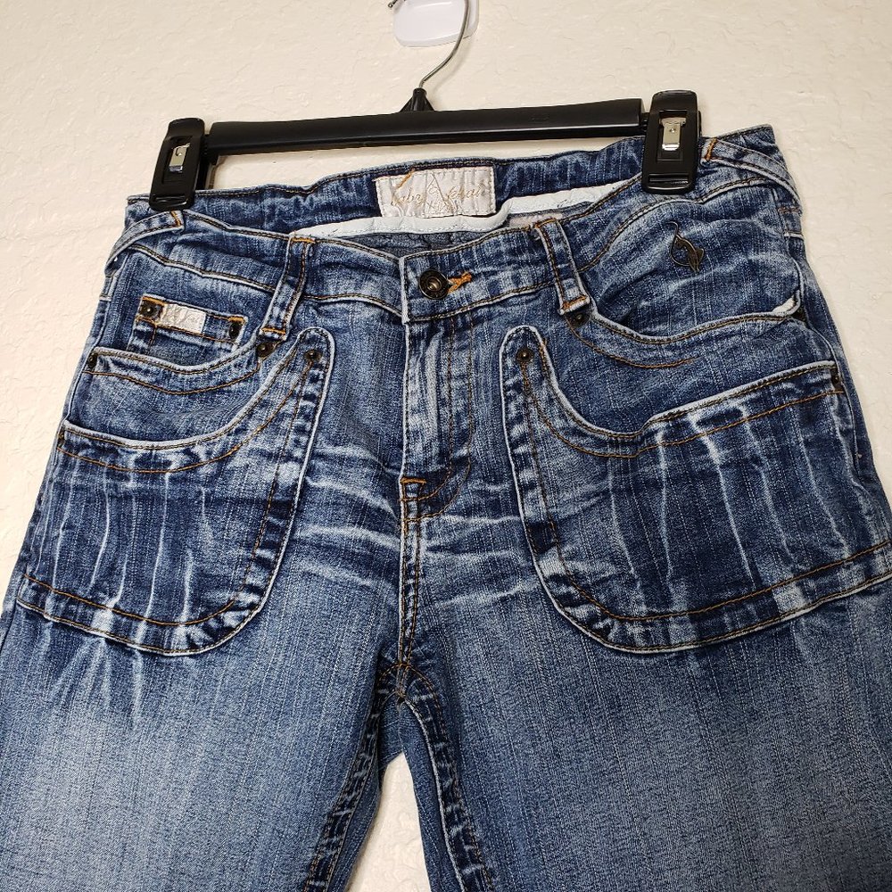 Baby Phat 7 Pocket Blue Jeans Size 11 - Picture 5 of 15